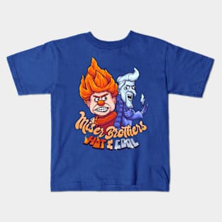 Heat And Snow Miser Kids T-Shirt